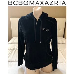 BCBG velour hoodie 🖤